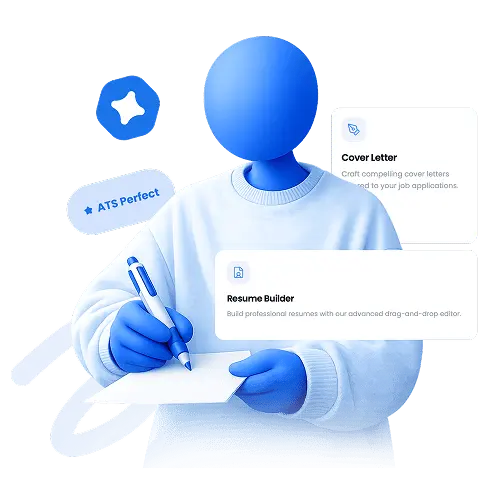 Resume builder preview with AI coach and resume score