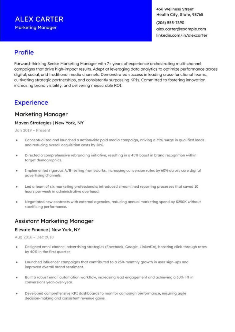 Marketing Manager
