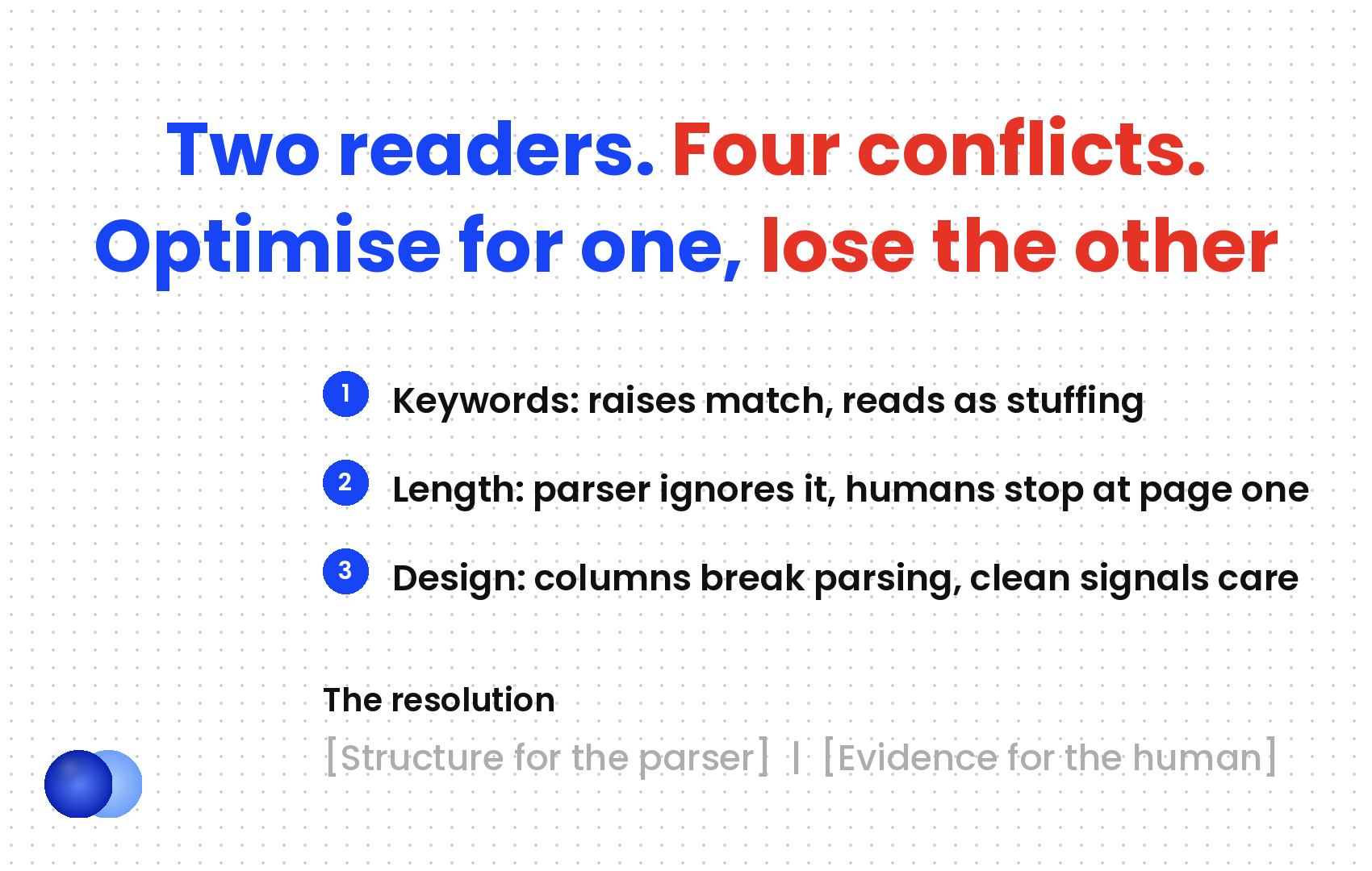 Infographic: ATS resume checker vs human conflicts