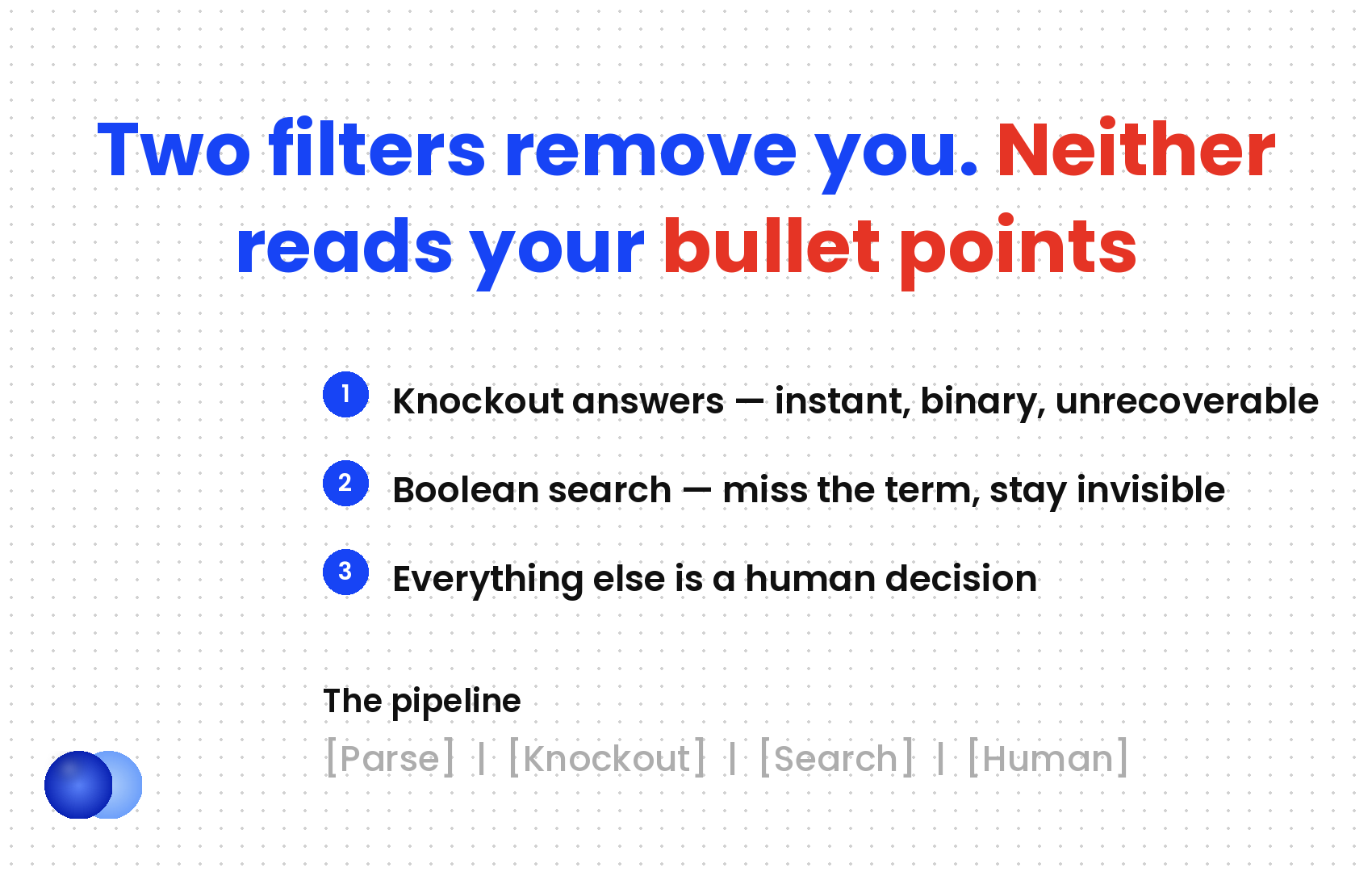 Infographic: How does ATS work two real filters
