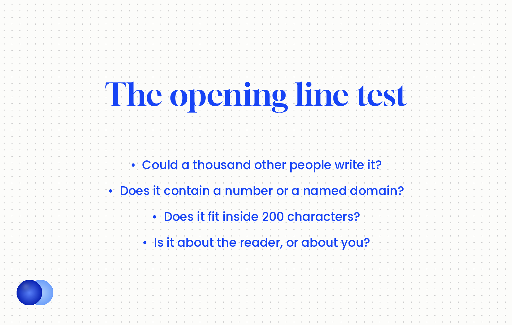 Infographic: Linkedin summary examples opening line