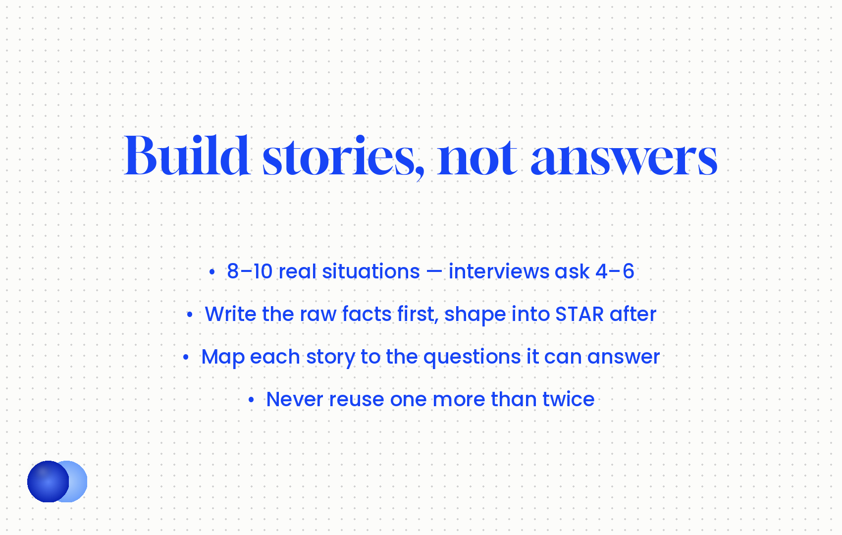 Infographic: Star method interview story bank