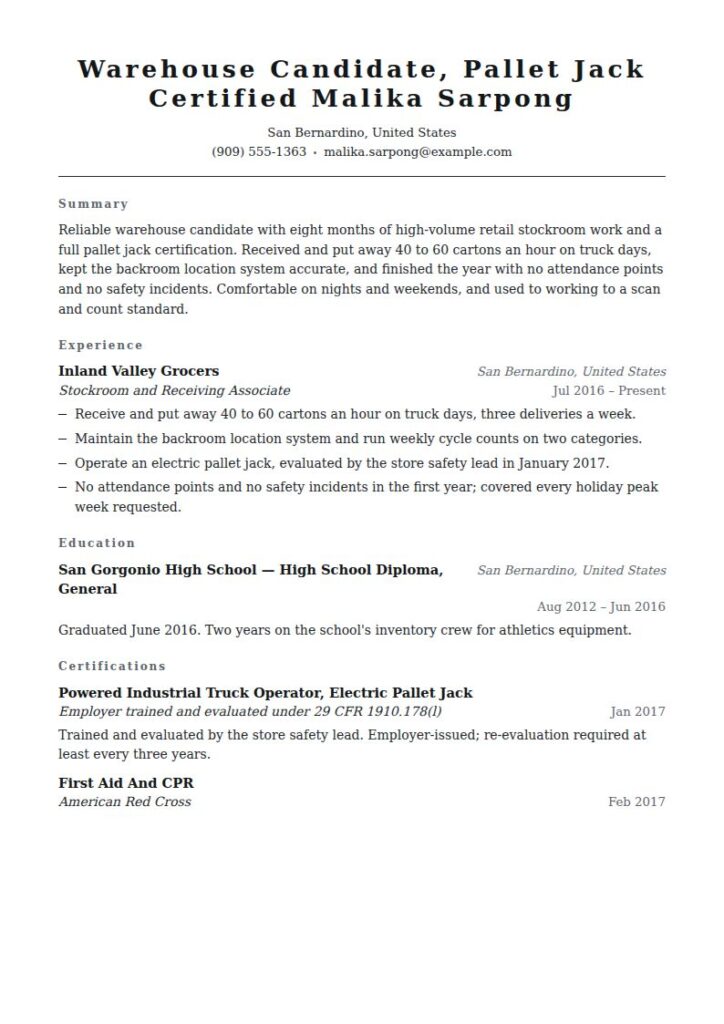 Amazon Resume Examples & Templates