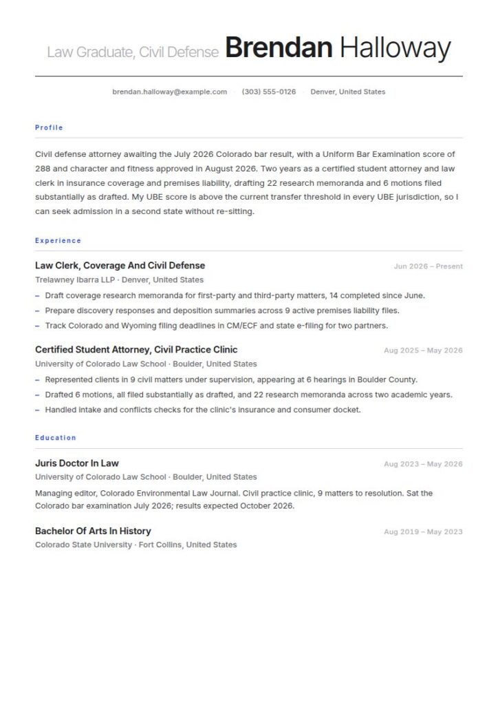 Attorney Resume Examples & Templates