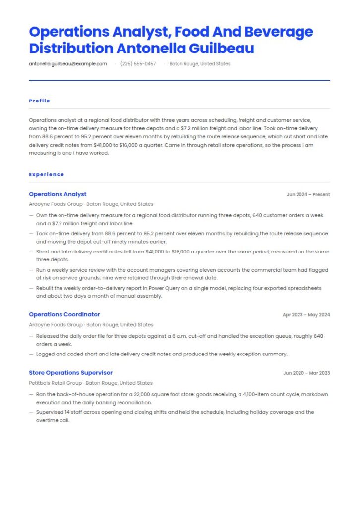 Business Resume Examples & Templates