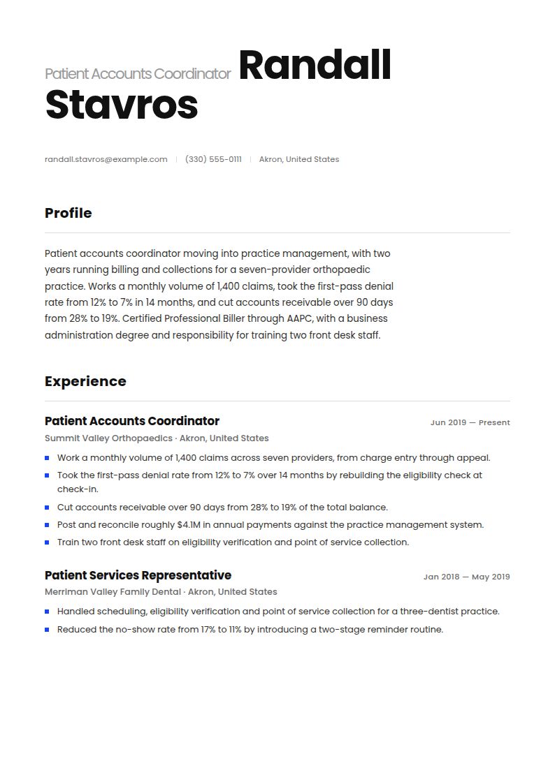 Business Manager Resume Examples & Templates