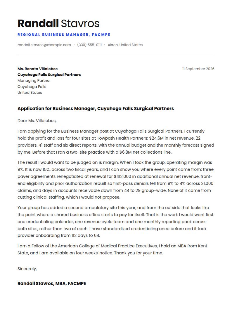 Business Manager