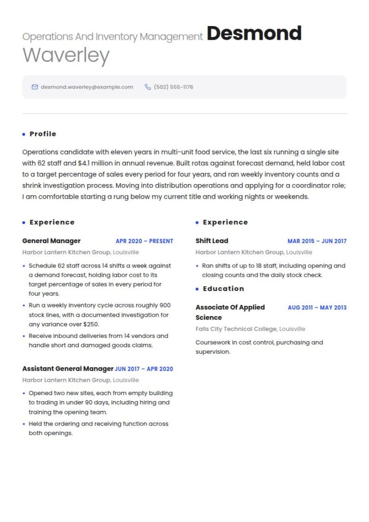 Career Change Resume Examples & Templates