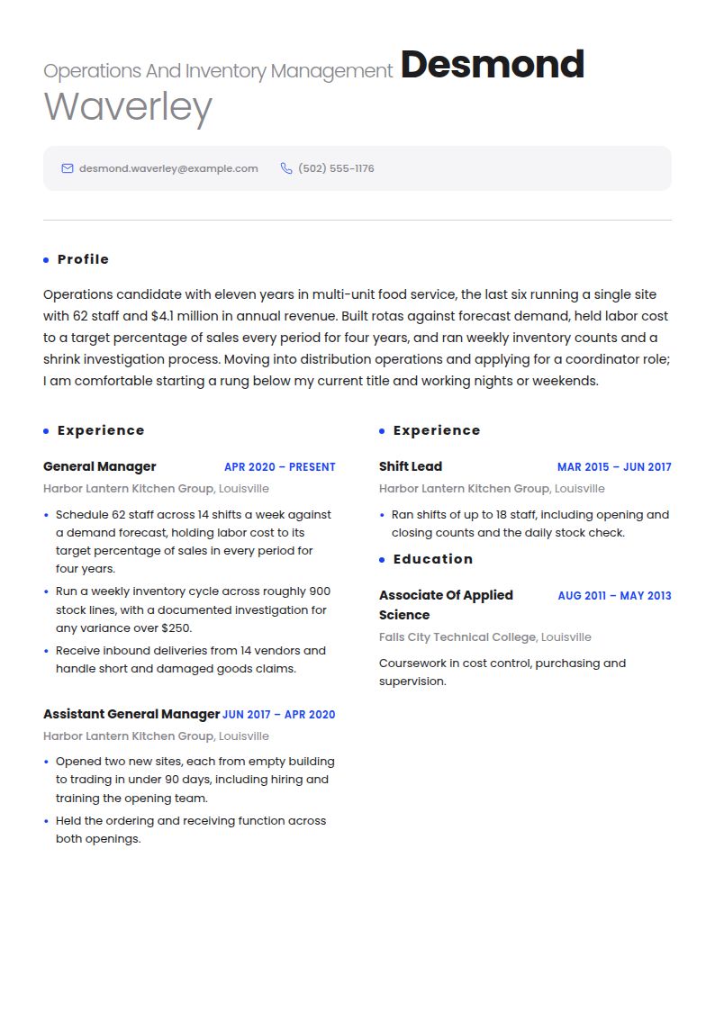 Career Change Resume Examples & Templates