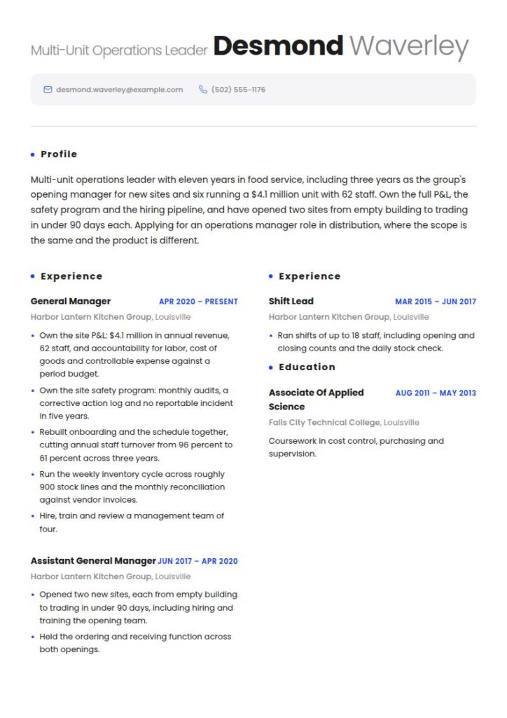 Career Change Resume Examples & Templates