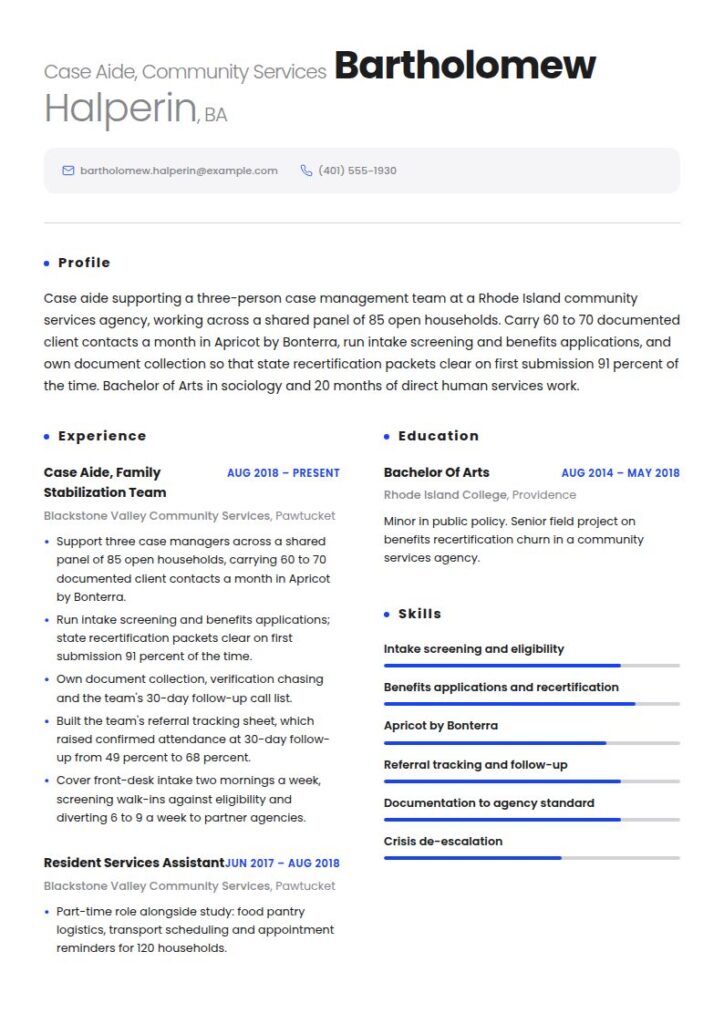 Case Manager Resume Examples & Templates