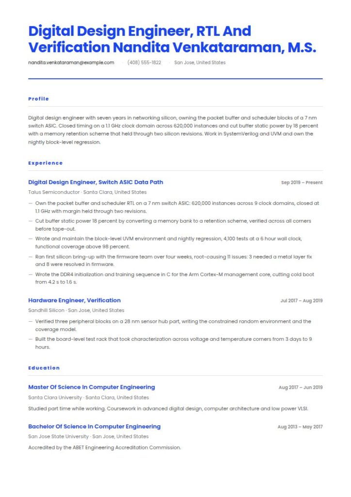Computer Engineering Resume Examples & Templates