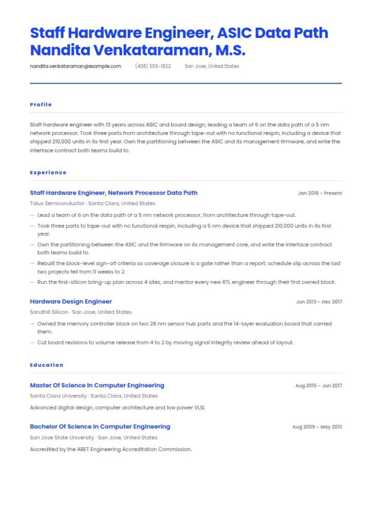 Computer Engineering Resume Examples & Templates