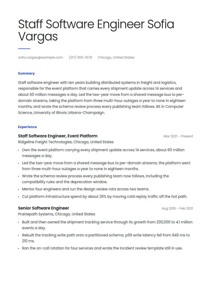 Computer Science Resume Examples & Templates