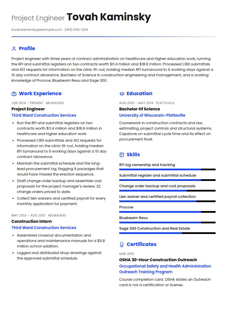 Construction Project Manager