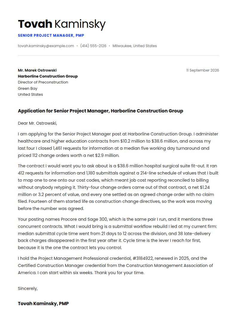 Construction Project Manager