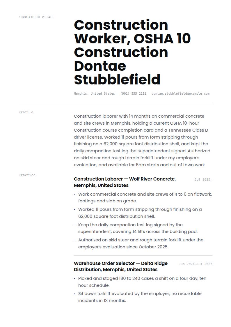 Construction Worker