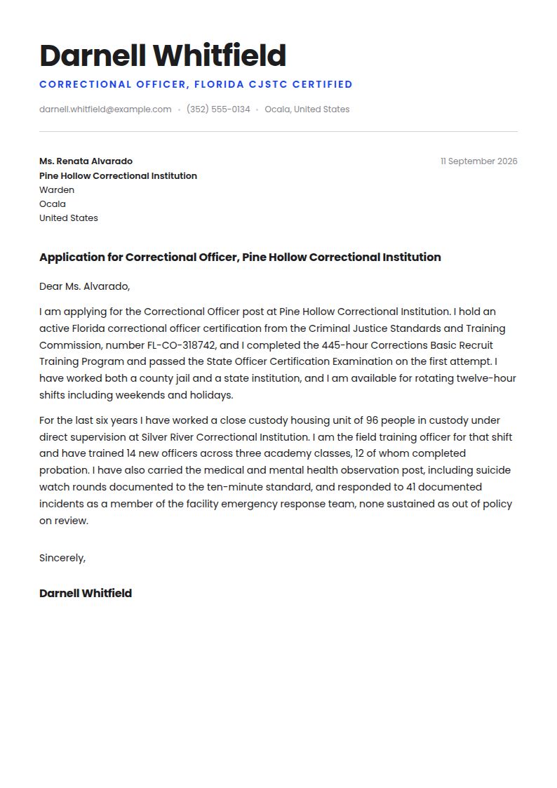 Correctional Officer