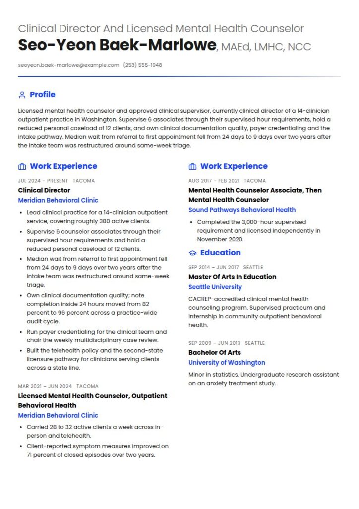 Counselor Resume Examples & Templates