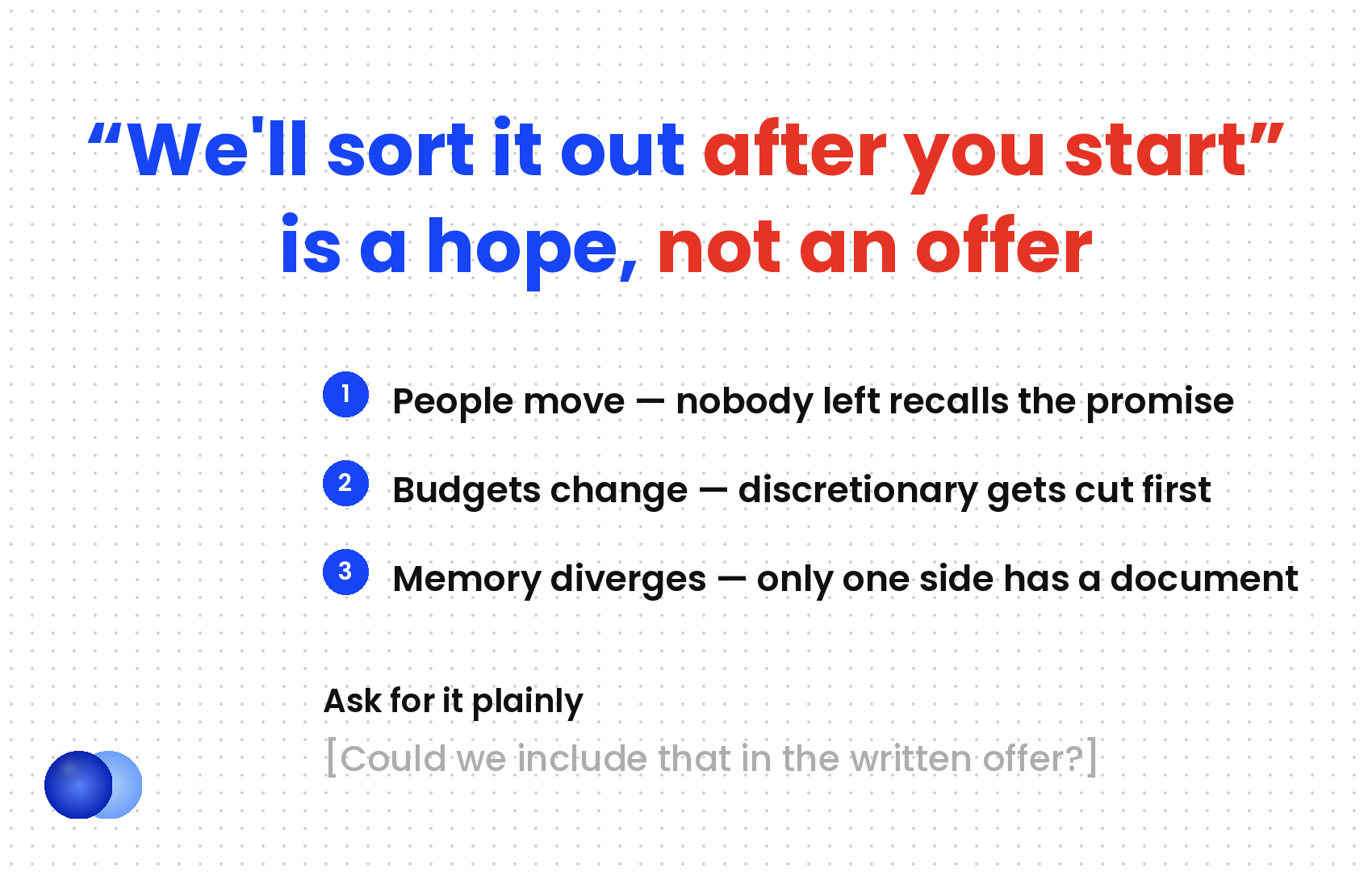 Infographic: Counter offer letter in writing