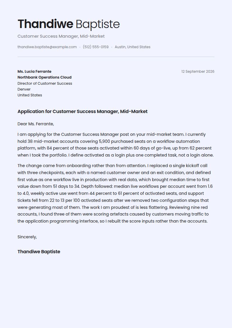 Customer Success Manager