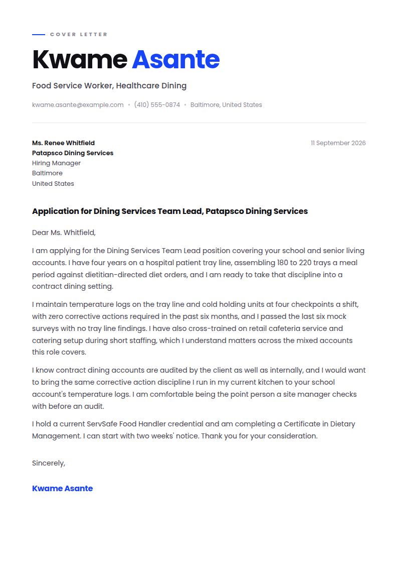 Food Service Worker