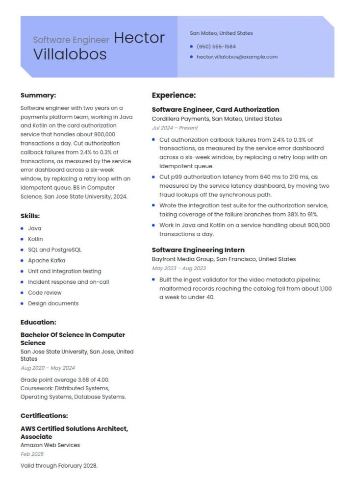 Google Resume Examples & Templates