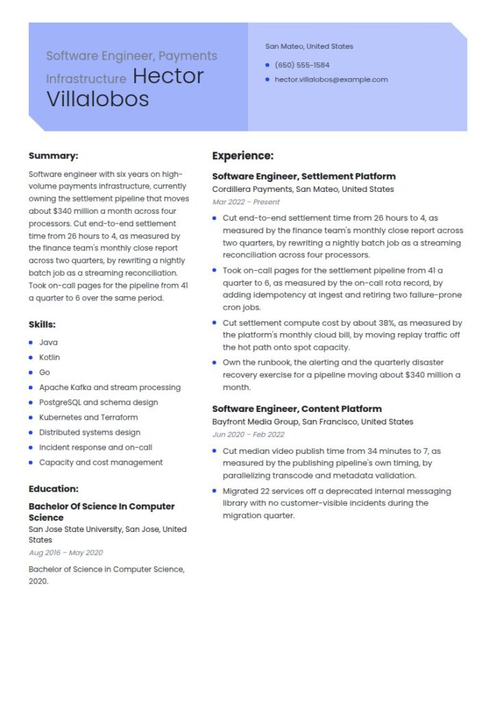 Google Resume Examples & Templates
