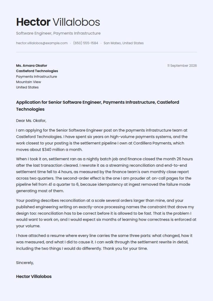 Google Cover Letter Examples & Templates