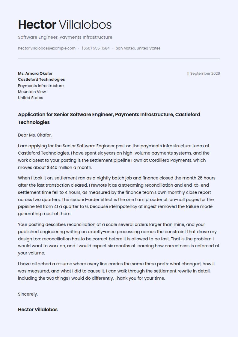 Google Cover Letter Examples & Templates