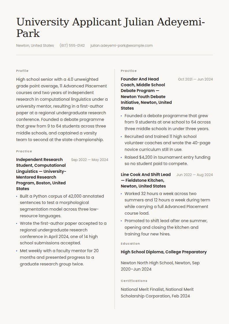 Harvard Resume Examples & Templates