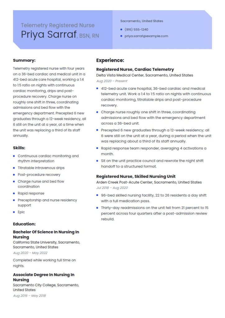 Healthcare Resume Examples & Templates