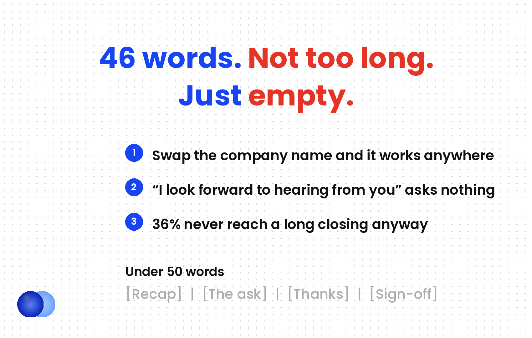 Infographic: How to end a cover letter empty not long