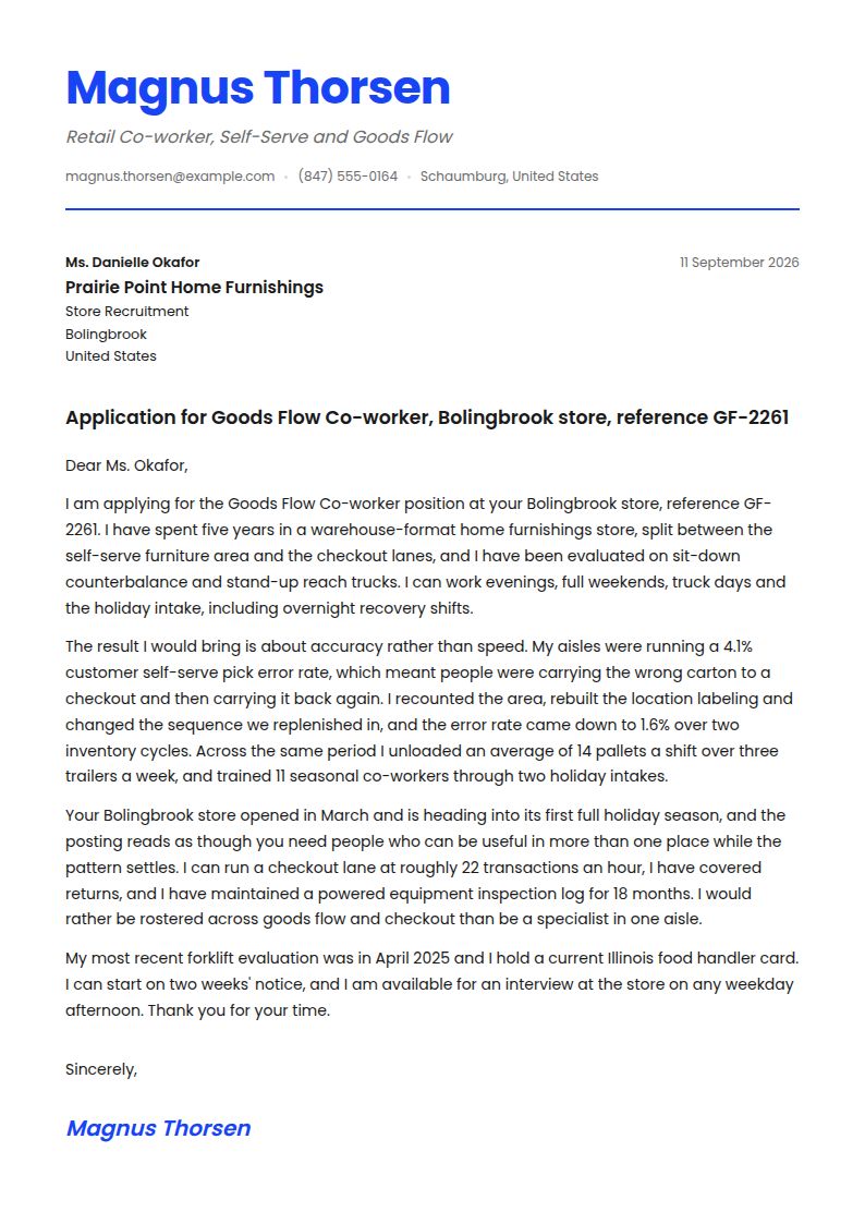 Ikea Cover Letter Examples & Templates