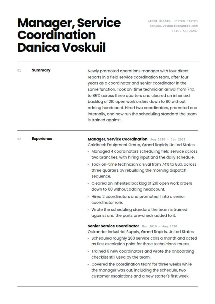Manager Resume Examples & Templates