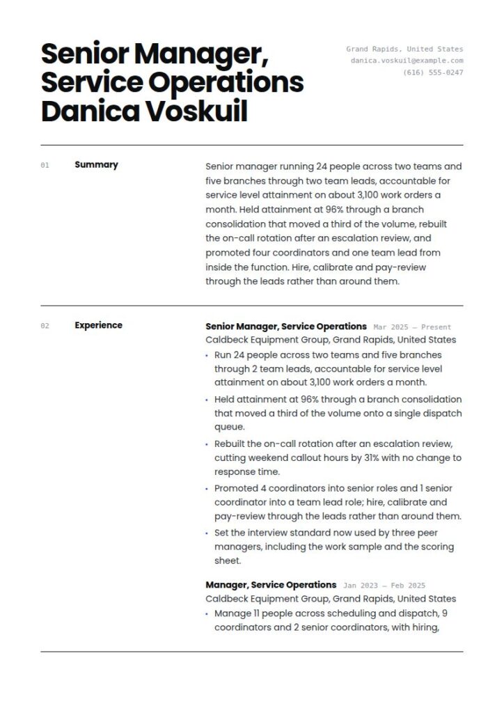 Manager Resume Examples & Templates