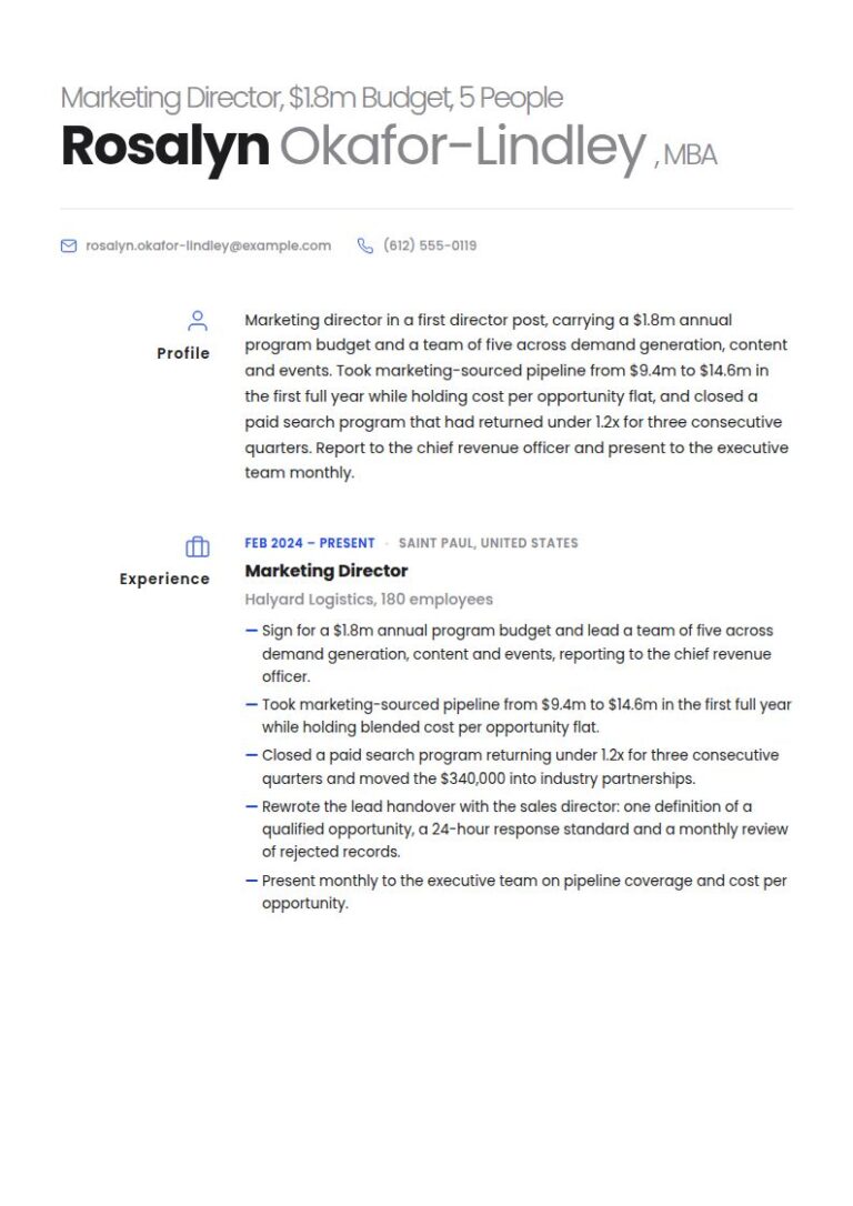 Marketing Director