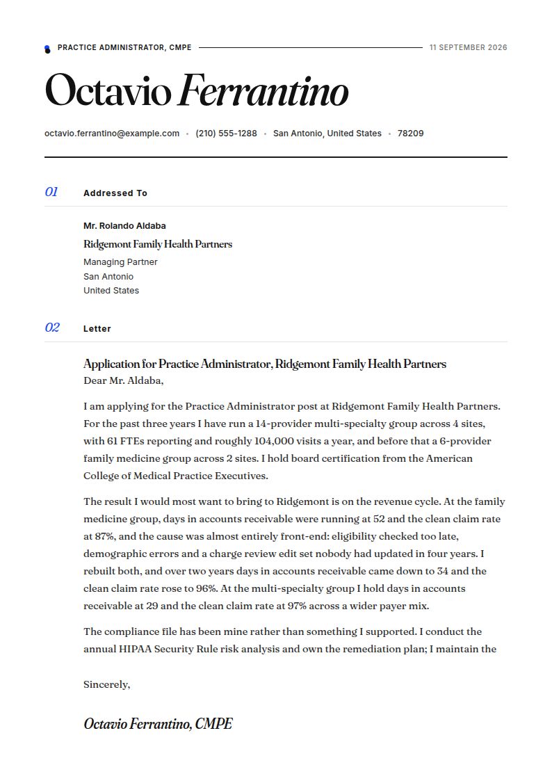 Medical Office Manager
