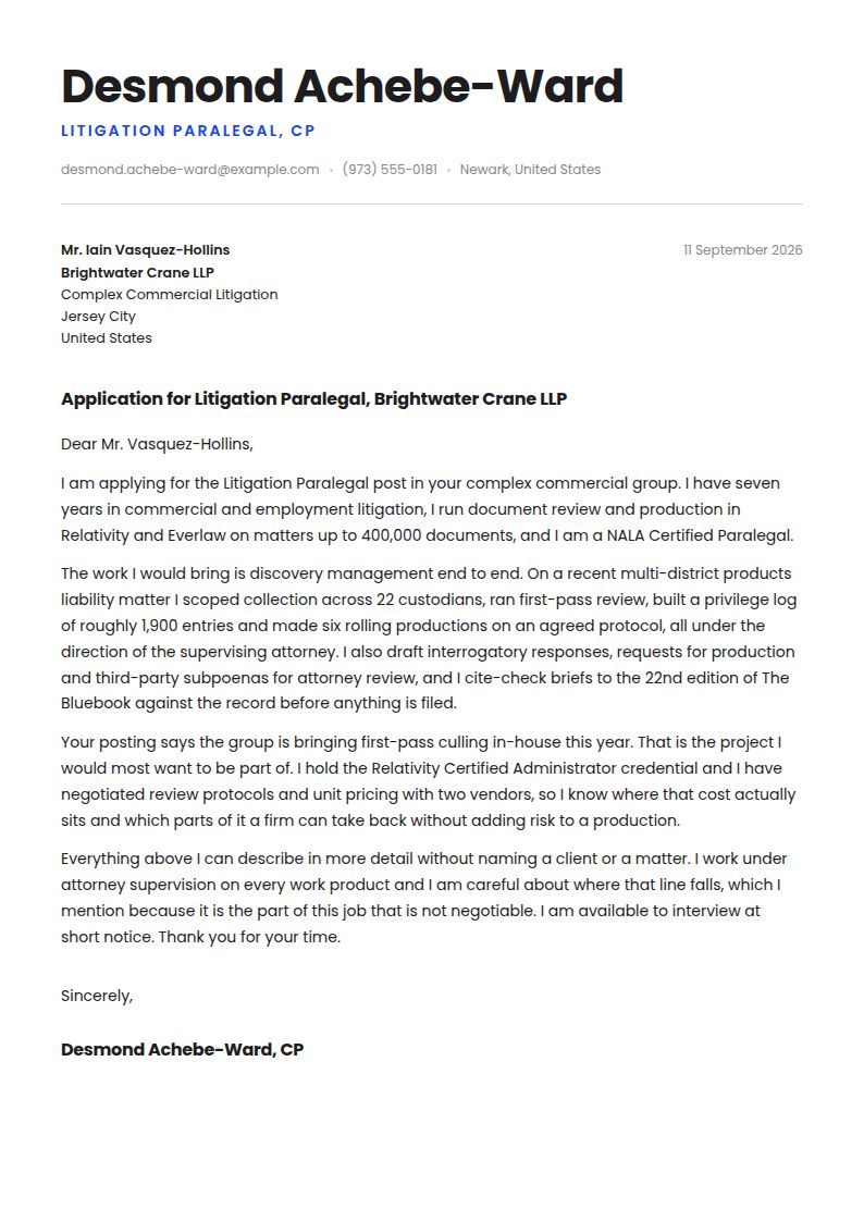 Paralegal