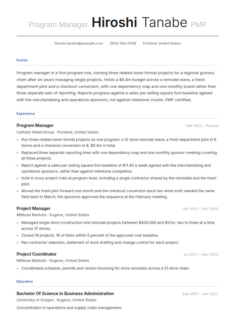 Program Manager