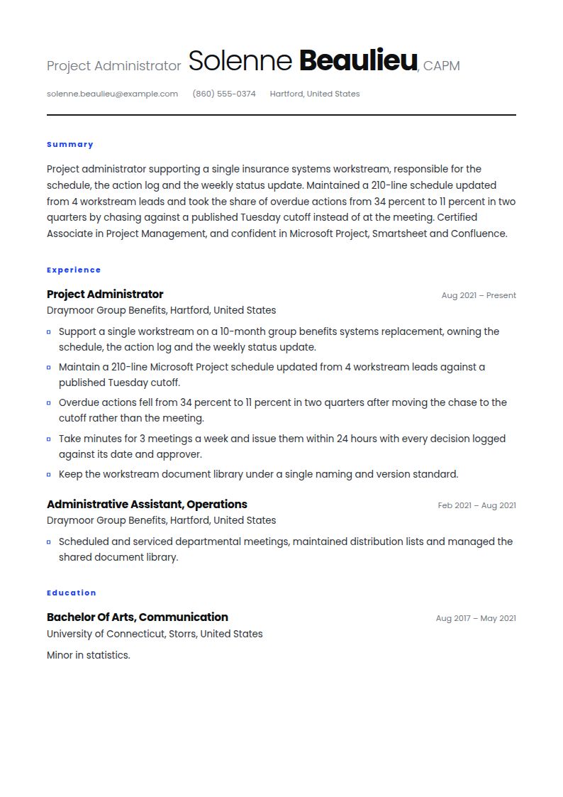 Project Coordinator