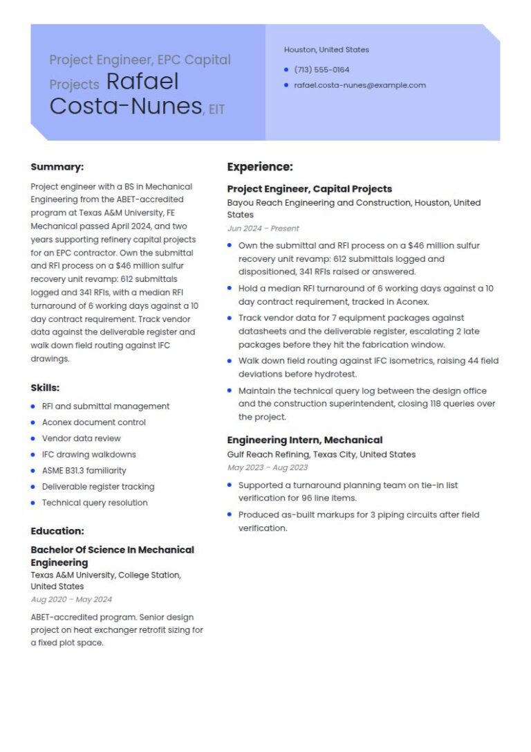 Project Engineer