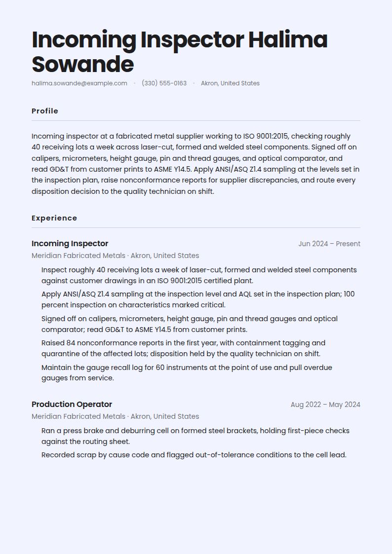 Quality Assurance Resume Examples & Templates