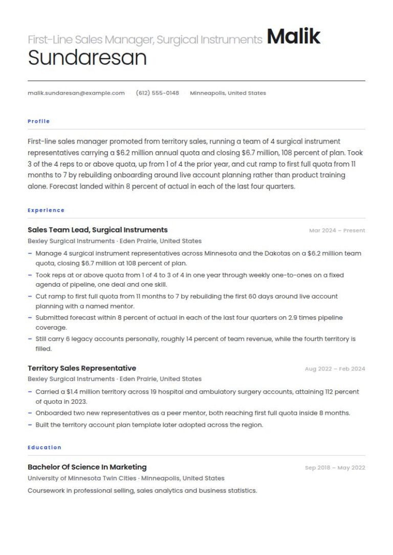 Sales Manager