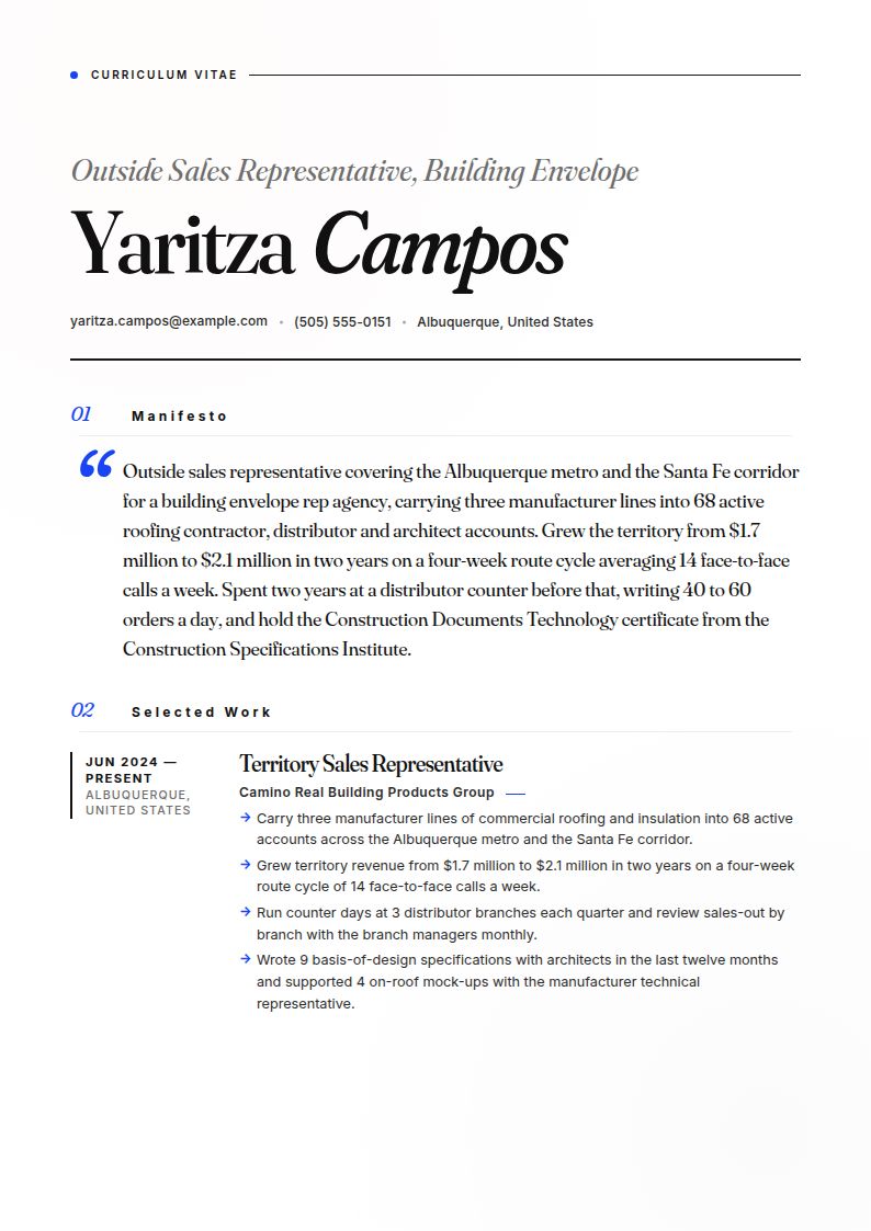 Sales Representative Resume Examples & Templates