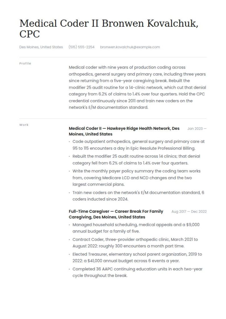 Stay-at-Home Mom Resume Examples & Templates