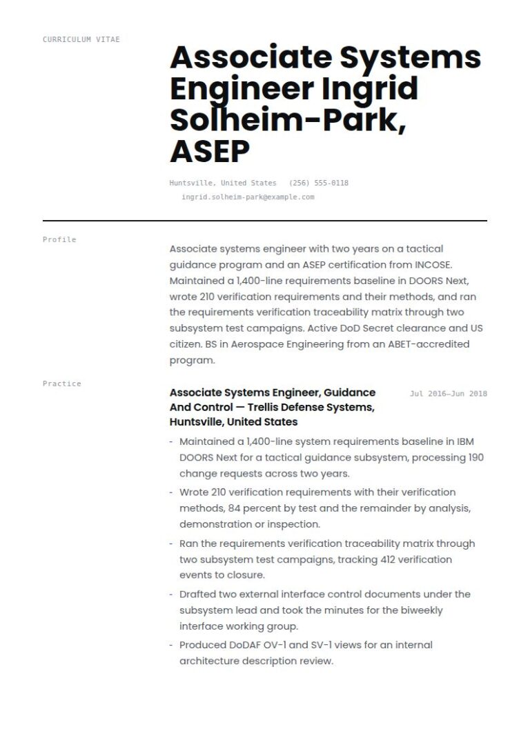Systems Engineer