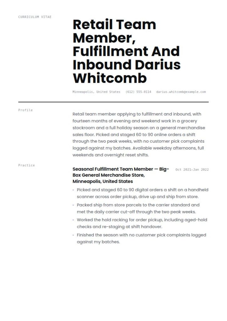 Target Resume Examples & Templates