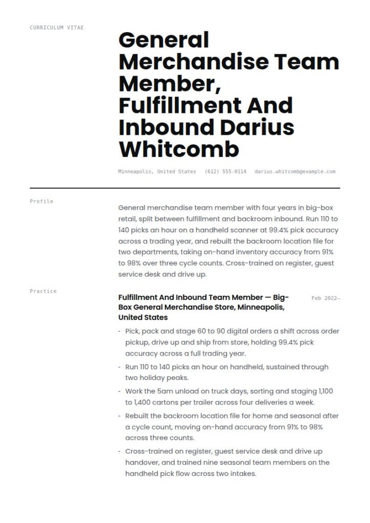 Target Resume Examples & Templates