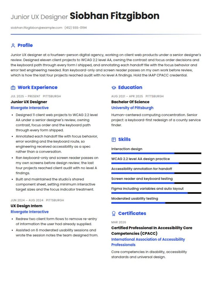 UX Designer Resume Examples & Templates